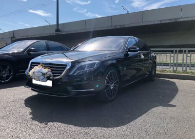 Сопровождение автомобилями Mercedes-Benz S-Class W222 свадьбы в Казани